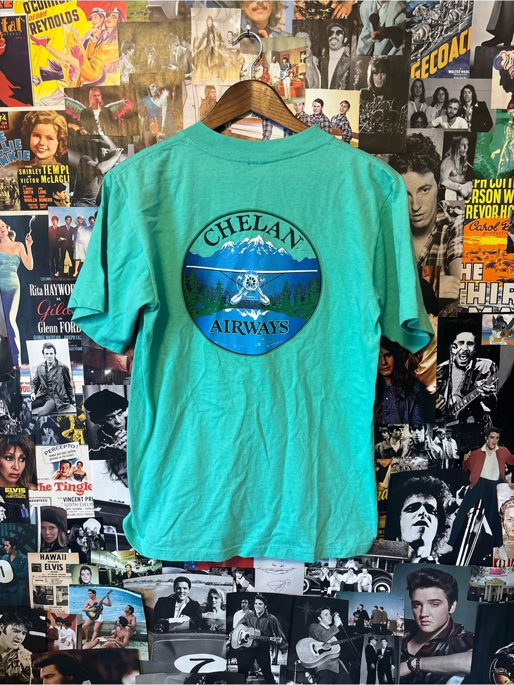 Chelan Airways Graphic Short Sleeve Tee - Turquoise